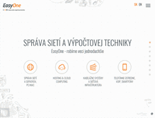 Tablet Screenshot of easyone.sk